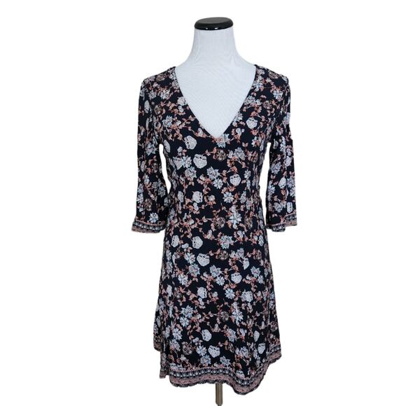 Altar'd State Blue Floral Mini Dress Small - Picture 8 of 8